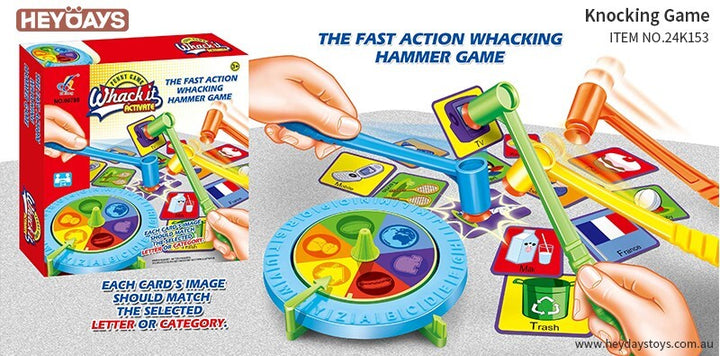 Whacking Game Hammering Toy Board Game Family Party Game Gift Kids Boys Girls