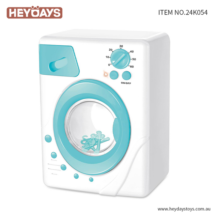 Washing Machine – Realistic Pretend Play Appliance with Rotating Drum & Lights