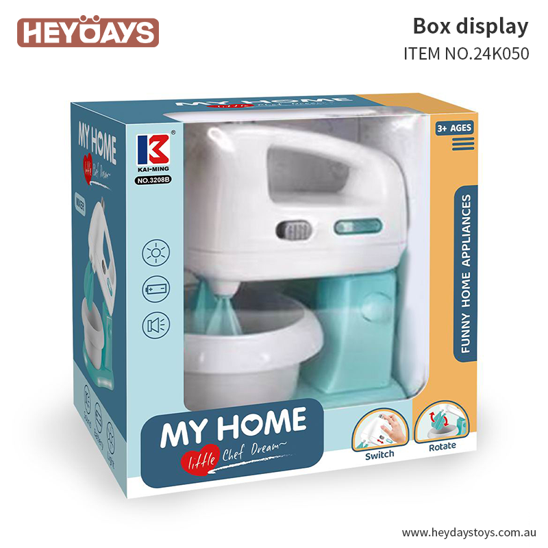 Kitchen Appliances Pretend Play Role Play Toy Mixer Blender Gift Kids Boys Girls