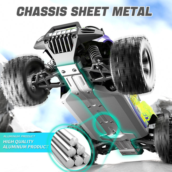 1:16 4WD High Speed RC Car 40KM/H Remote Control Off Road Truck Metal Drivetrain