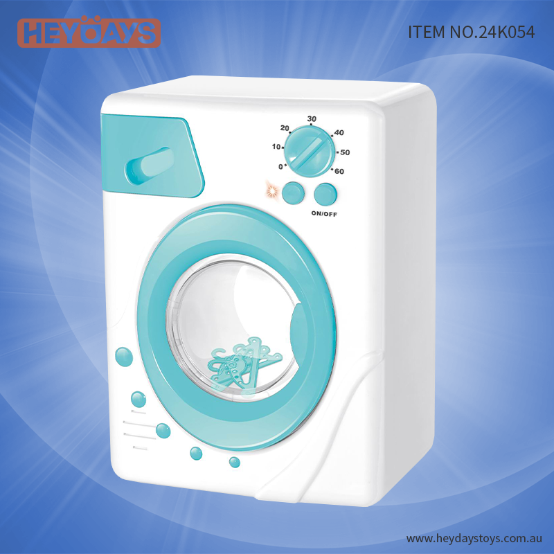 Washing Machine – Realistic Pretend Play Appliance with Rotating Drum & Lights