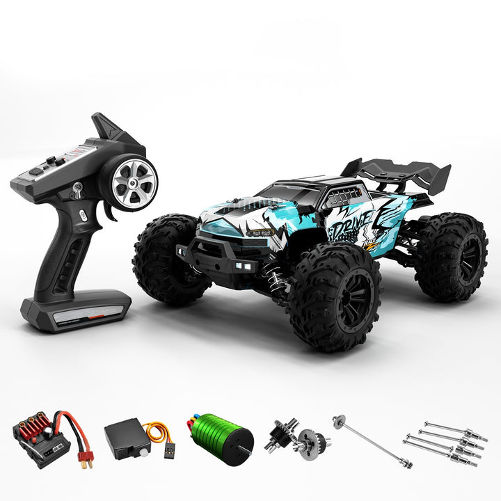 4WD Brushless RC Monster Truck 70 km/h 1:16 Scale Off-Road Remote Control Car