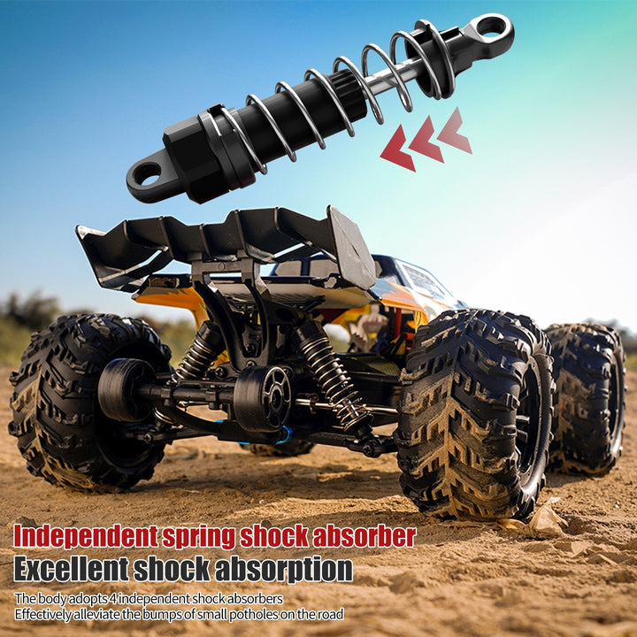 4WD Brushless RC Monster Truck 70 km/h 1:16 Scale Off-Road Remote Control Car