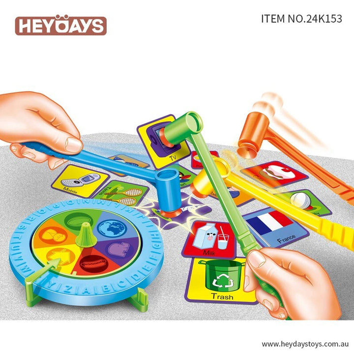 Whacking Game Hammering Toy Board Game Family Party Game Gift Kids Boys Girls