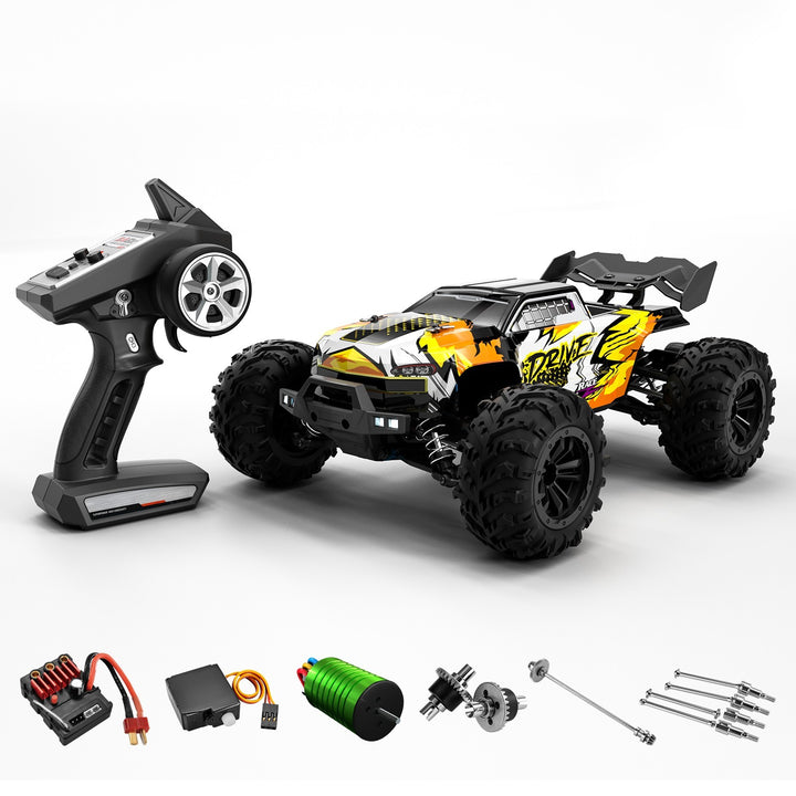 4WD Brushless RC Monster Truck 70 km/h 1:16 Scale Off-Road Remote Control Car