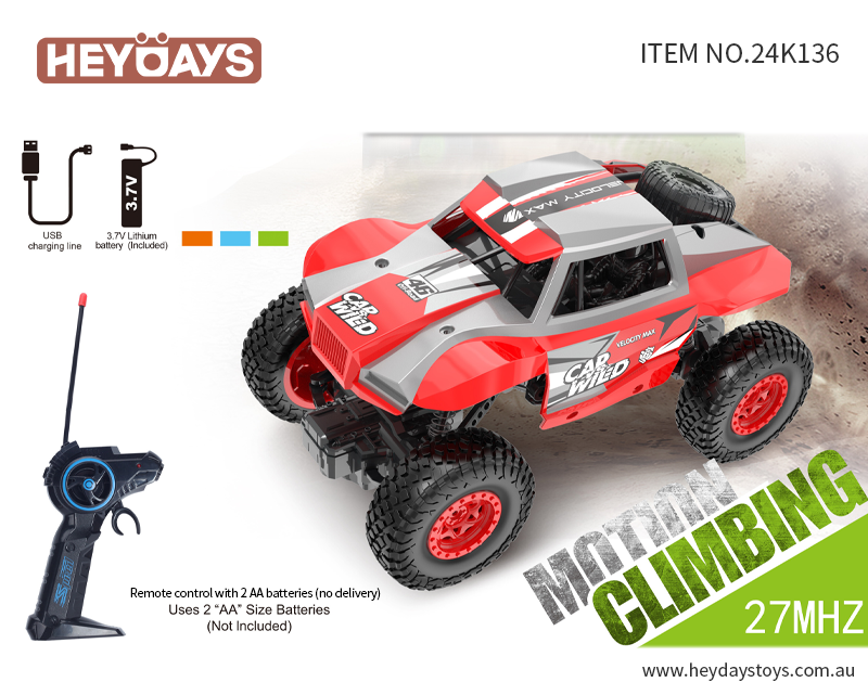 Remote Control Car RC Car 1:20 Scale All-Terrain 4WD Toy Gift Kids Boys Girls
