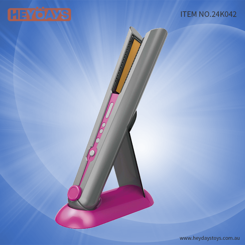 Pretend Play Hair Straightener Toy Dyson Corrale Styling Set w/ Stand Gift Kids