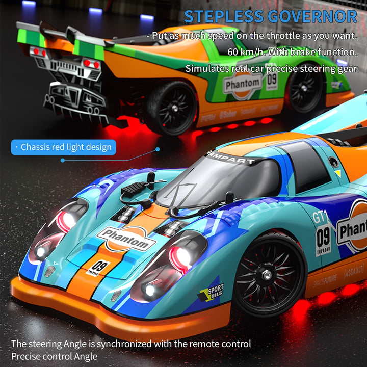 4WD Brushless RC Drift Car 60 km/h High Speed Remote Control Vehicle 1:16 Scale