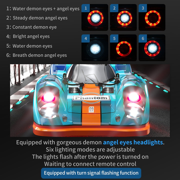 4WD Brushless RC Drift Car 60 km/h High Speed Remote Control Vehicle 1:16 Scale