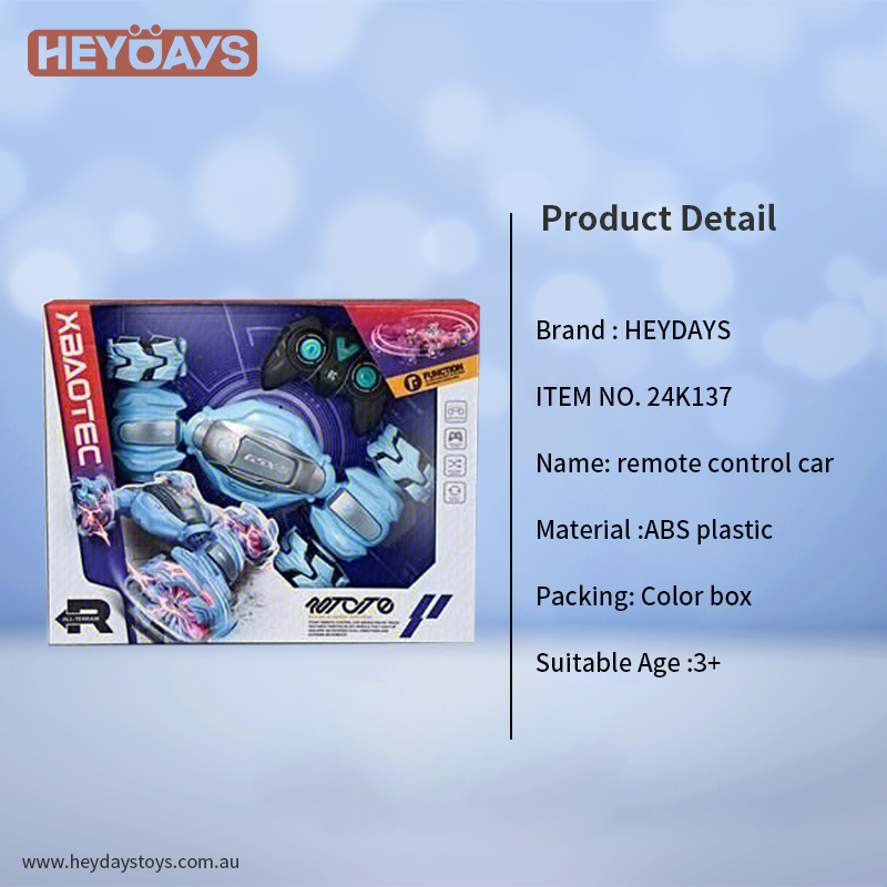 Remote Control Car RC Stunt Car Off Road 4WD Double Sided All Terrain Gift Kids