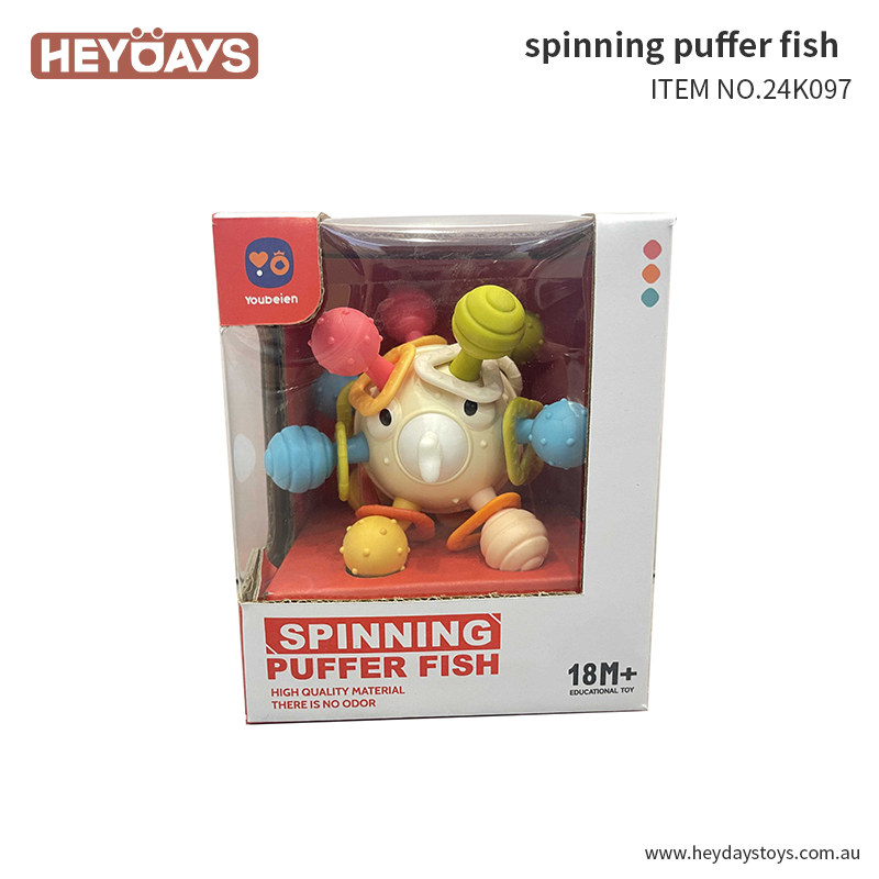 Baby Puffer Fish Sensory Toy Squeeze Toy Educational Toy Kids infants Toddlers