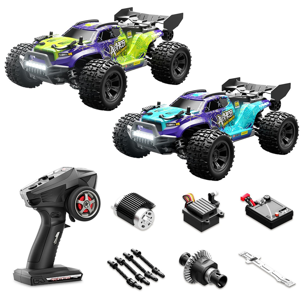 1:16 4WD High Speed RC Car 40KM/H Remote Control Off Road Truck Metal Drivetrain
