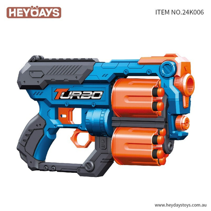 Soft Dart Blaster w/ Foam Darts Outdoor Play Toy Gift Kids Teens Adults