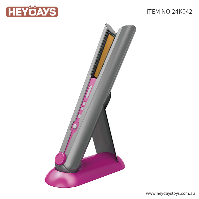 Pretend Play Hair Straightener Toy Dyson Corrale Styling Set w/ Stand Gift Kids
