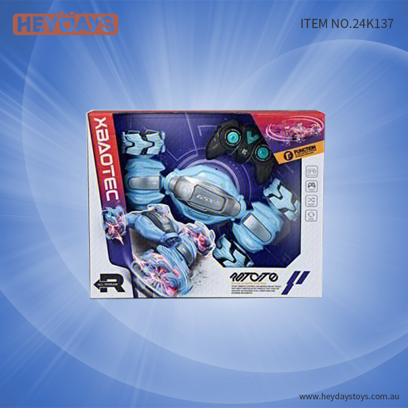 Remote Control Car RC Stunt Car Off Road 4WD Double Sided All Terrain Gift Kids