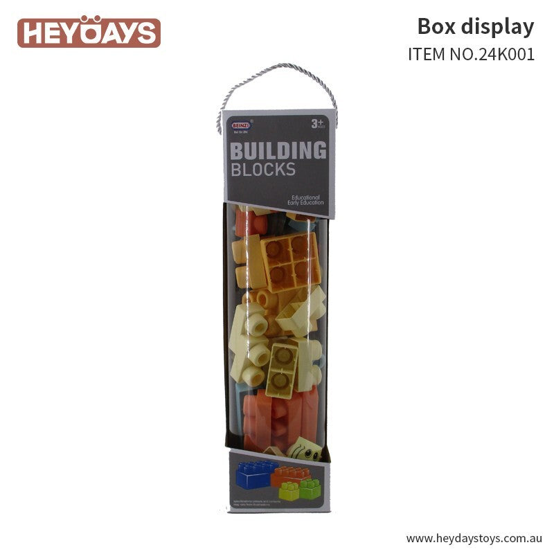 DIY Large & Colourful Blocks STEM Building Toys Brick Set Gift for Kids Toddlers