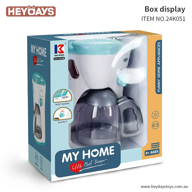 Kitchen Appliances Pretend Play Toy Coffee Machine Coffee Maker Gift for Kids
