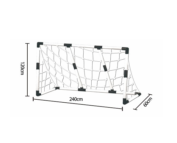 Indoor Outdoor Sports Large Soccer Goal Net with Football & Pump Gift Kids Adult