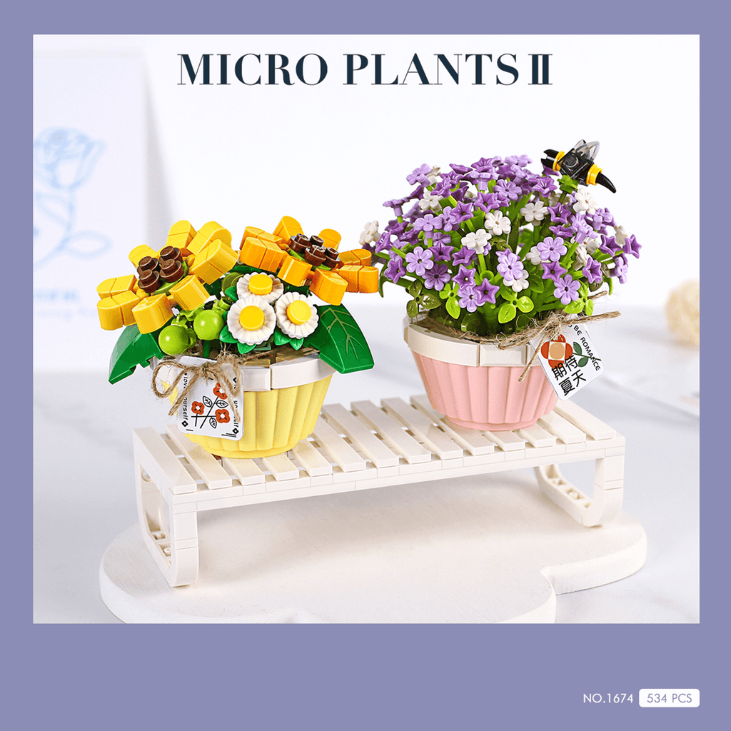 LOZ Mini Blocks - Micro Summer, Set 1674 & Display | Heydays Toys