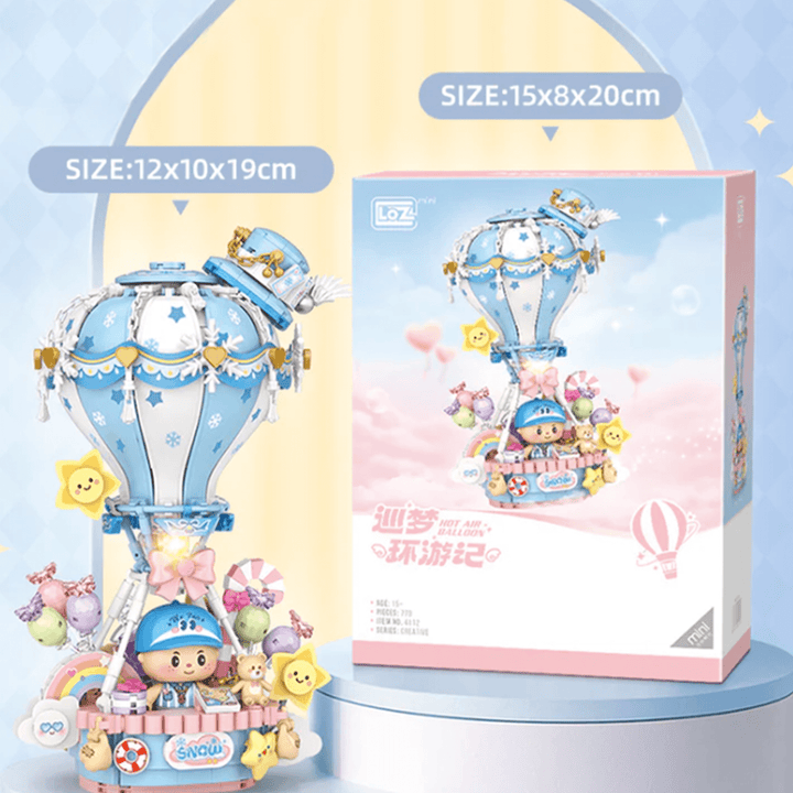 Hot Air Balloon Music Box(Set 4112)