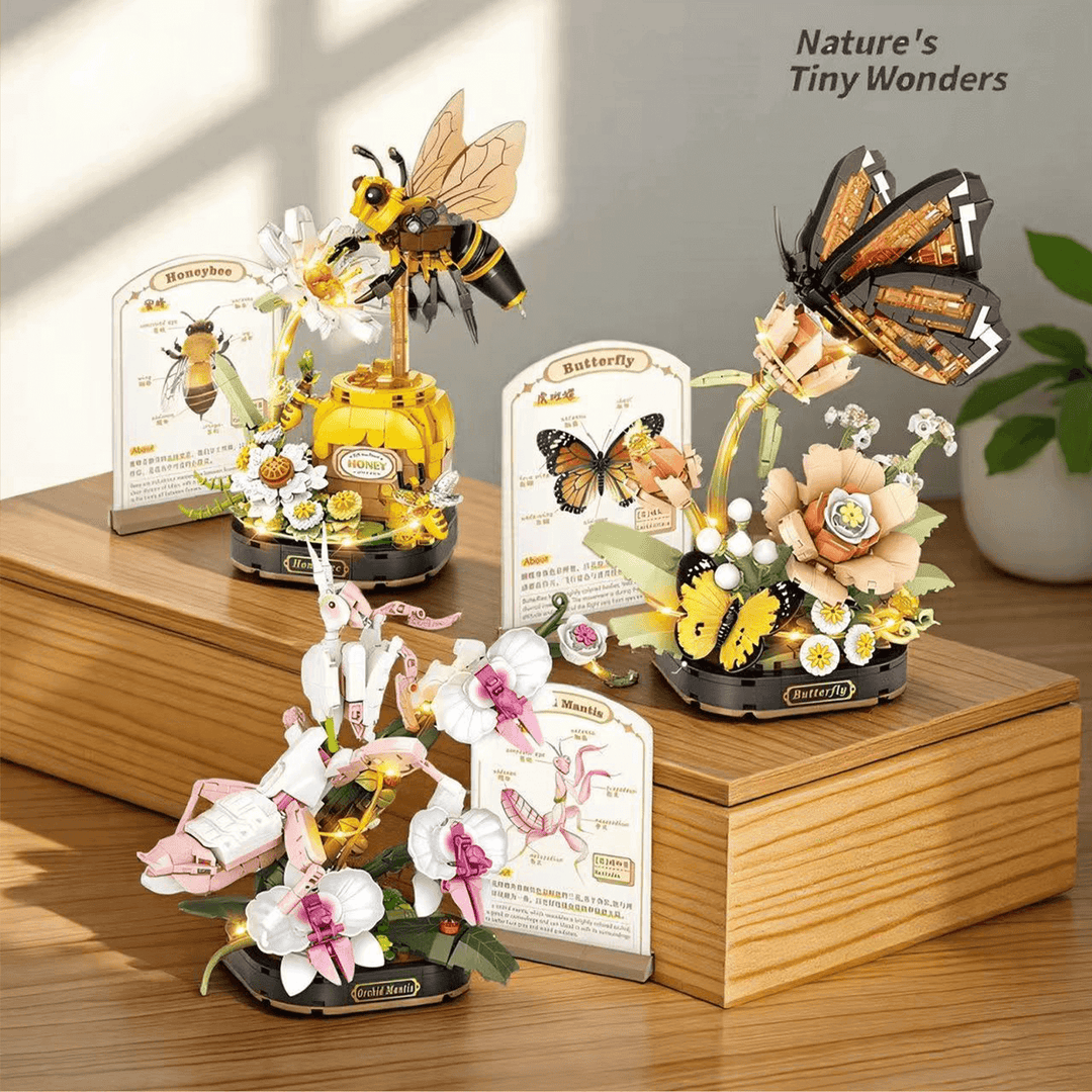 Tiger Butterfly Botanical Micro Building Kit (Set 4117)
