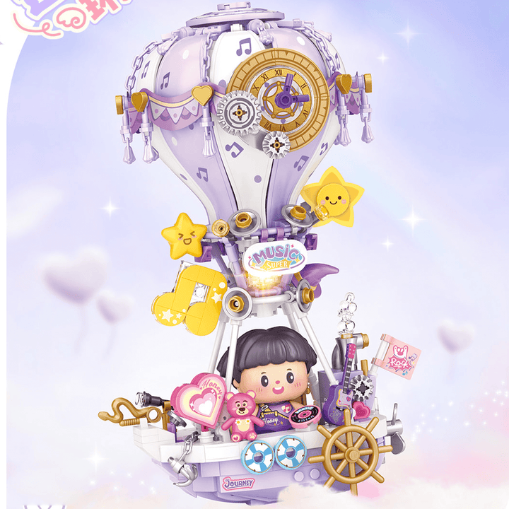 Hot Air Balloon Music Box(Set 4111)