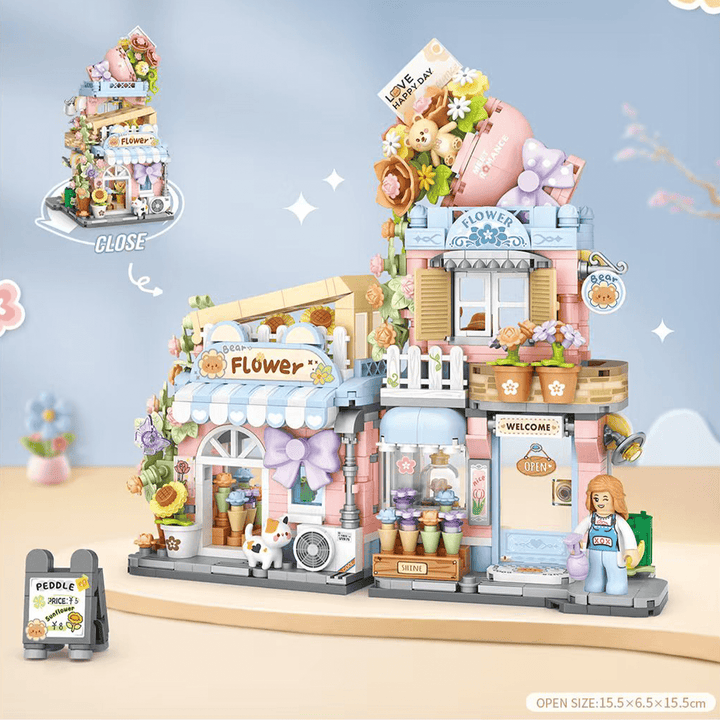 Mini Flower Shop Building Set (Set 4802)
