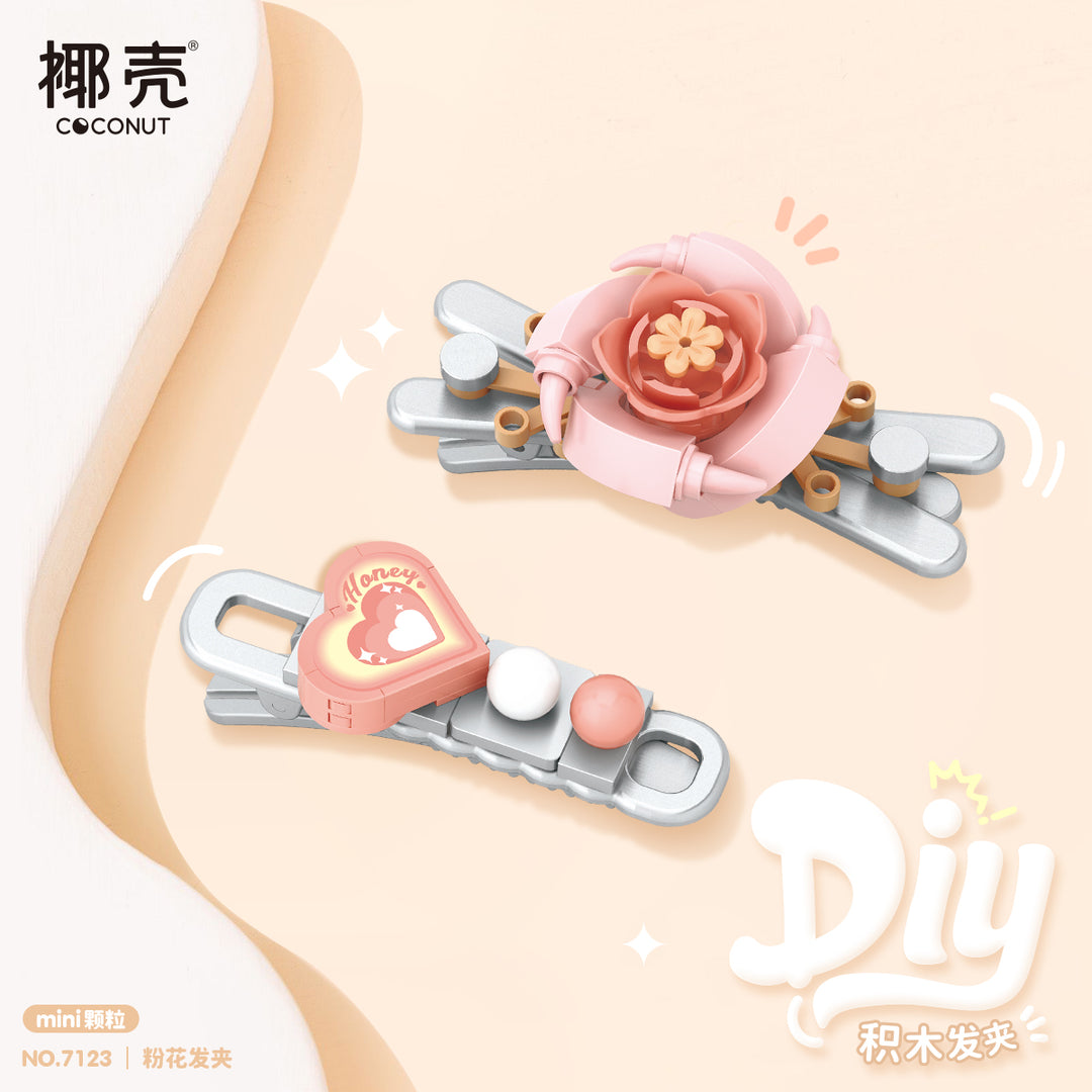 DIY Fun Hair Clips (Set 7113-7124)