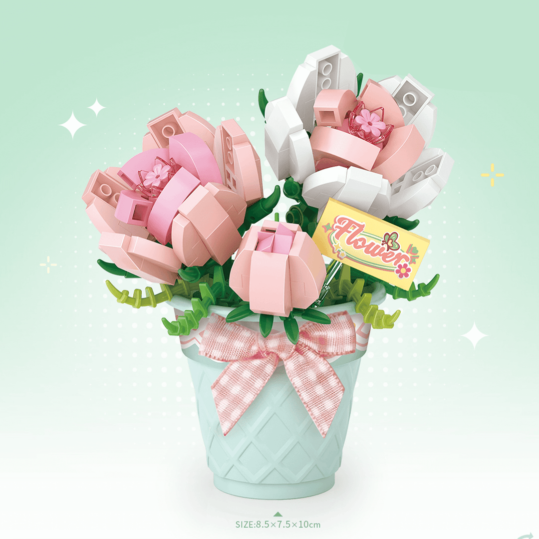 Mirco Blocks Flower Pots (Set 8835-8838)