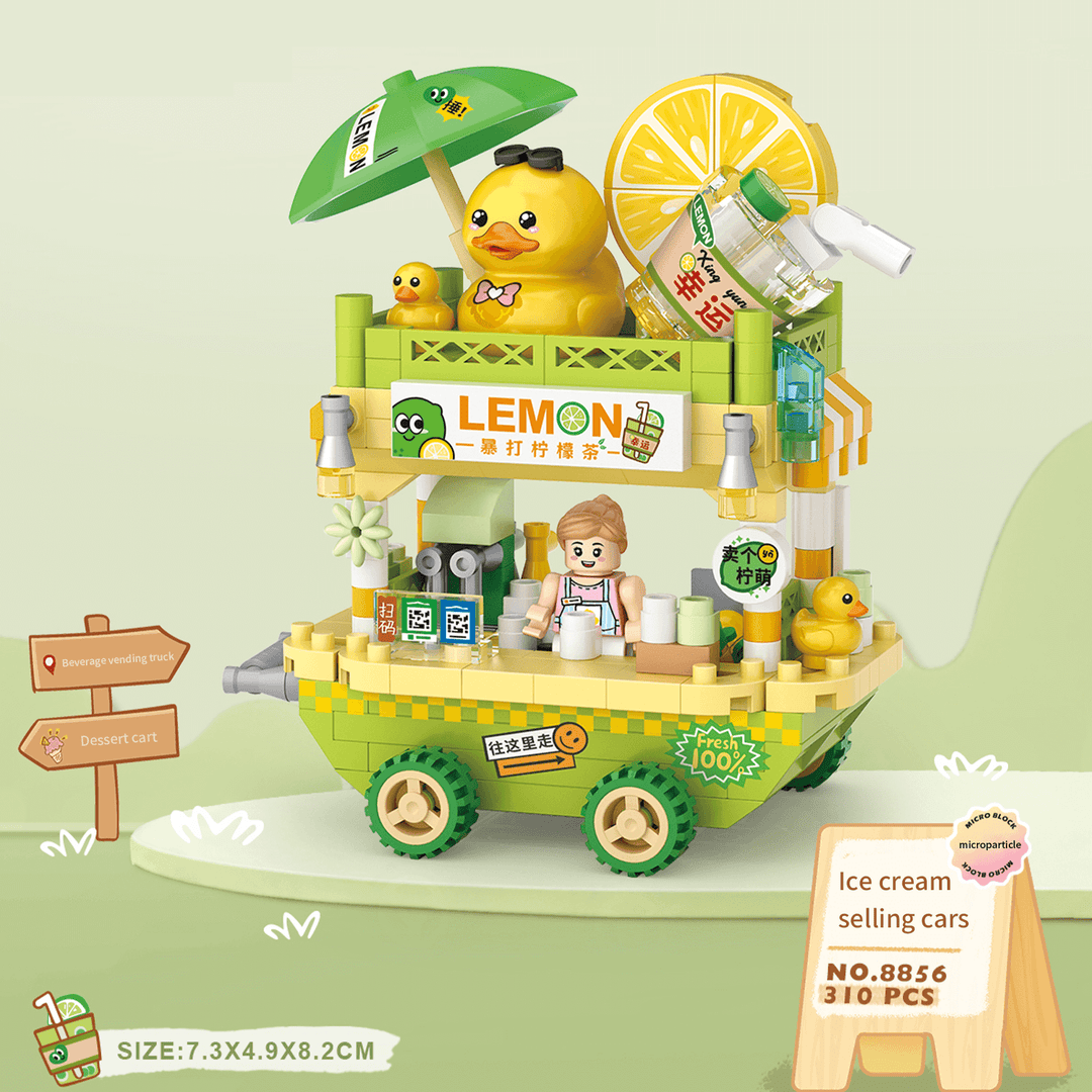 Mini Food Truck Building Kits (Set 8854-8856)