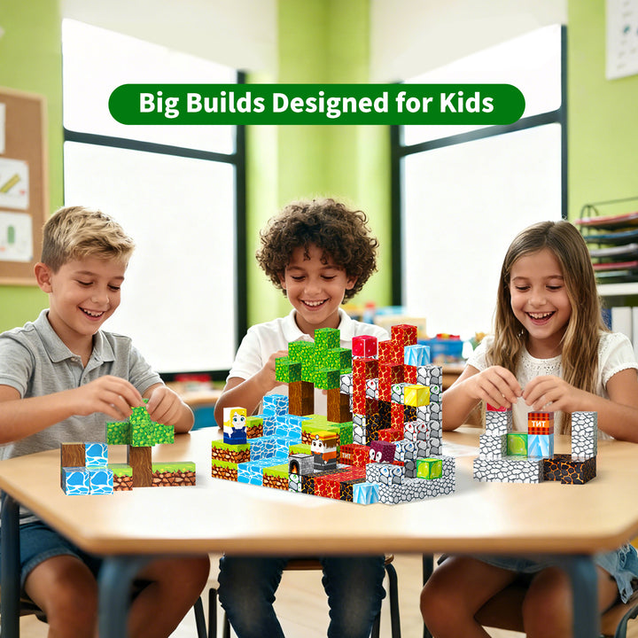 150PCS Magnetic Blocks for  Ages 3+ (Set BQL300A)