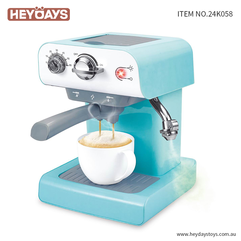 Pretend Play Coffee Maker Playset Toy with Knobs & Coffee Cup (K058)