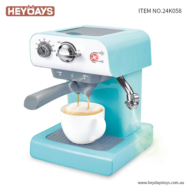 Pretend Play Coffee Maker Playset Toy with Knobs & Coffee Cup (K058)