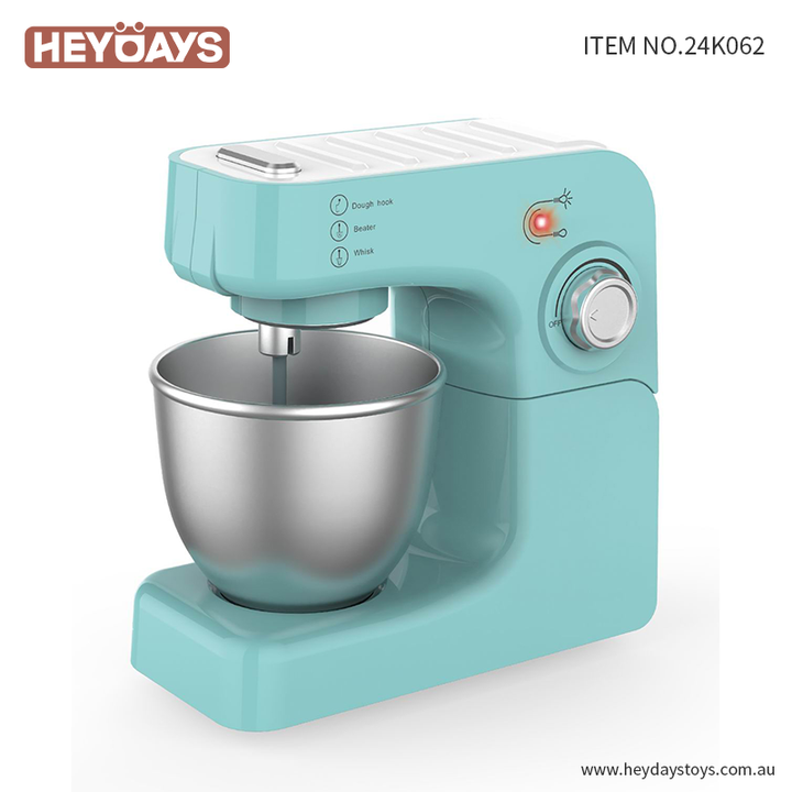 Pretend Play Stand Mixer Playset Toy with Rotating Bowl (K062)