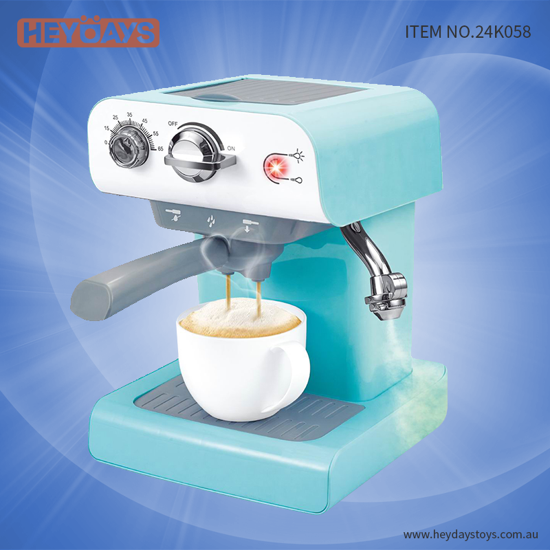 Pretend Play Coffee Maker Playset Toy with Knobs & Coffee Cup (K058)