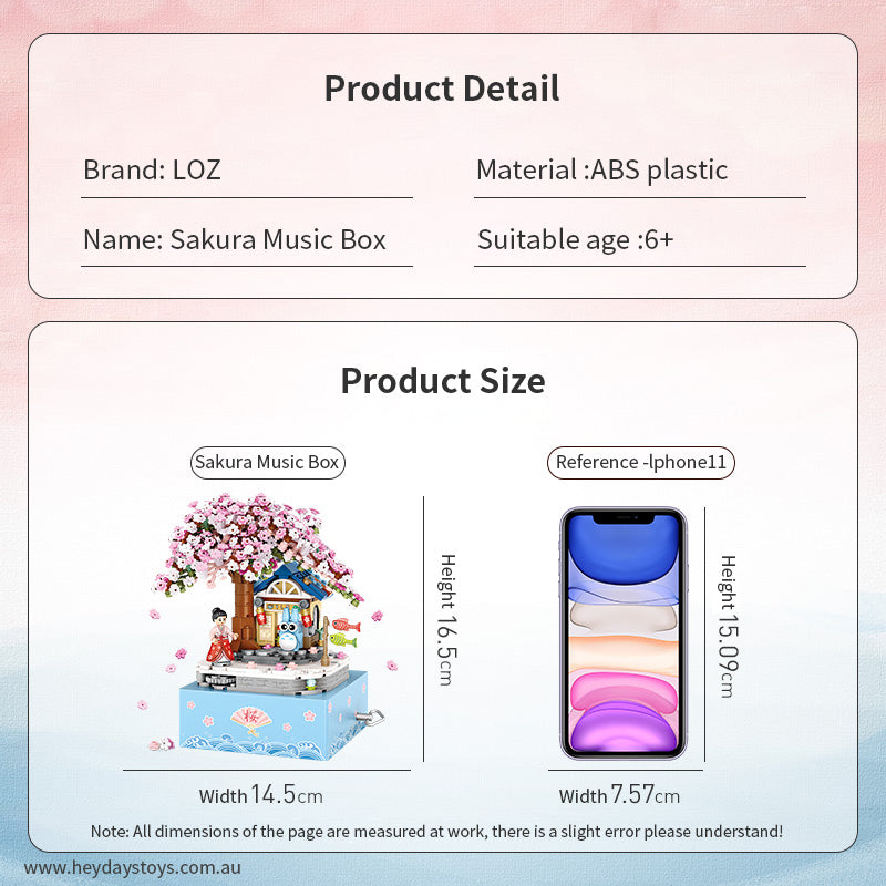 Sakura Music Box (Set 1221) – Heydaystoys