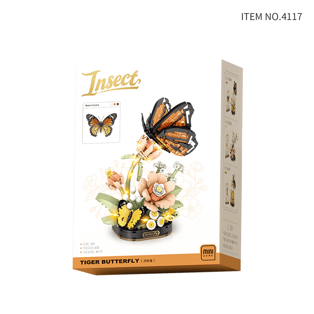 Tiger Butterfly Botanical Micro Building Kit (Set 4117)
