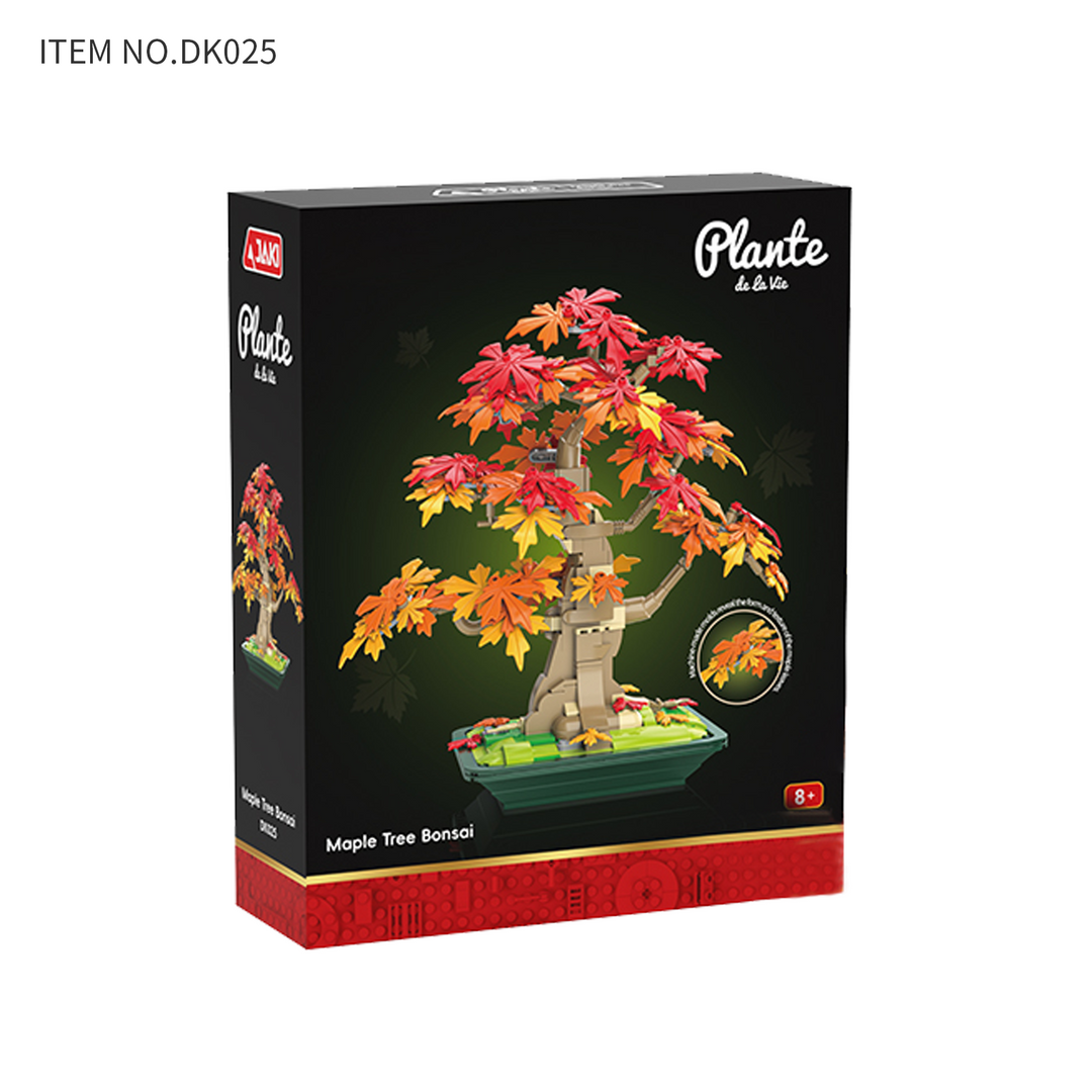 Autumn Maple Bonsai Tree Building Set Japanese Botanical Collection (Set DK025)