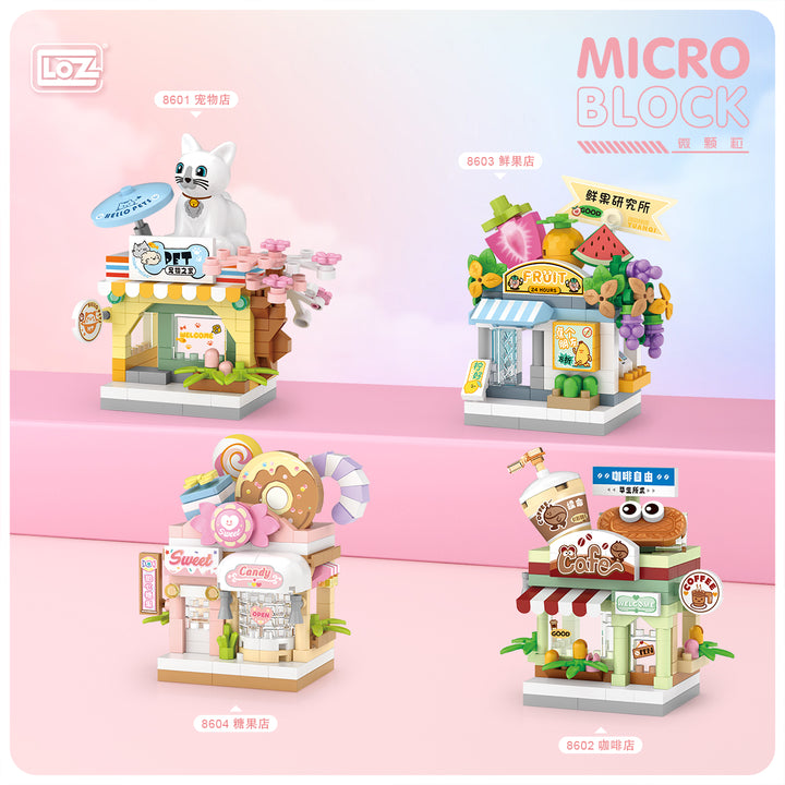 Mirco Blocks Mini Shop (Set 8601-8604) - heydaystoys