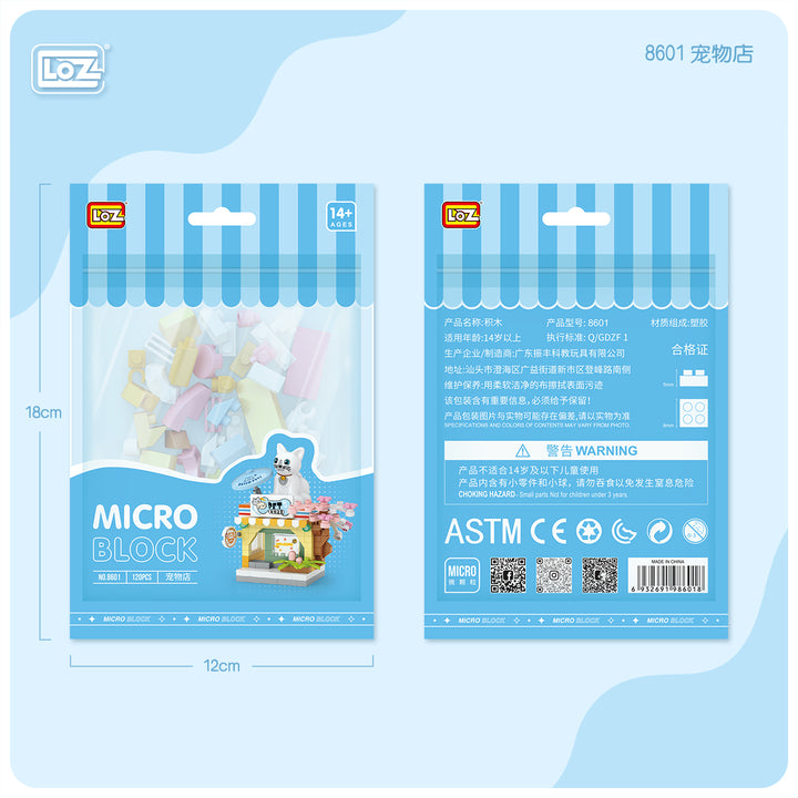 Mirco Blocks Mini Shop (Set 8601-8604)