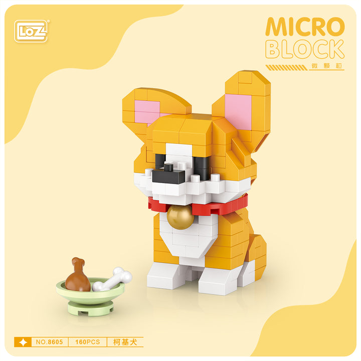 Mirco Blocks Mini Animals (Set 8605-8612) - heydaystoys