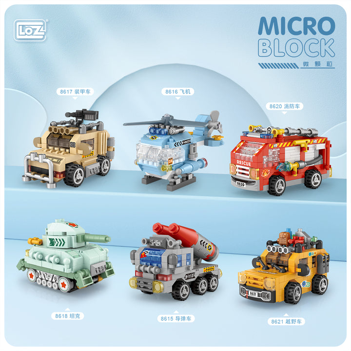 Mirco Blocks Mini Vehicle Set 1 - heydaystoys