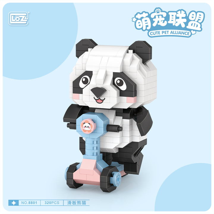 Mirco Blocks Cutie Panda & Rabbit (Set 8801-8806) - heydaystoys