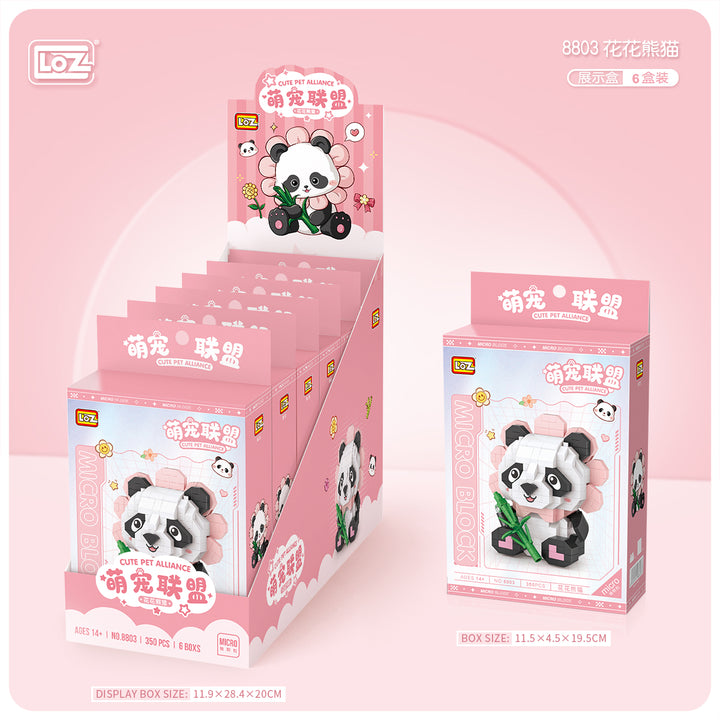 Mirco Blocks Cutie Panda & Rabbit (Set 8801-8806) - heydaystoys