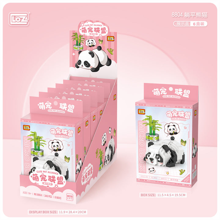 Mirco Blocks Cutie Panda & Rabbit (Set 8801-8806) - heydaystoys