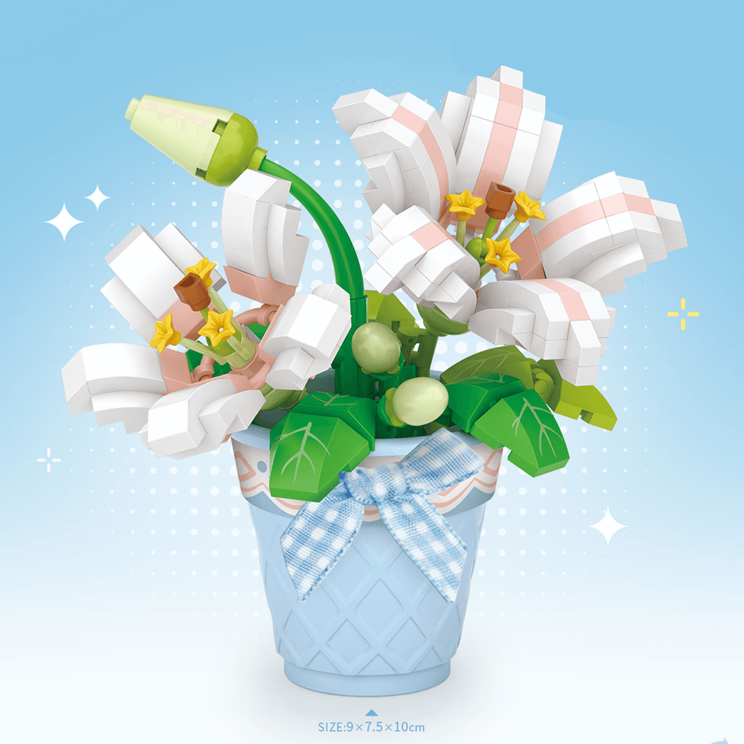 Mirco Blocks Flower Pots (Set 8835-8838)