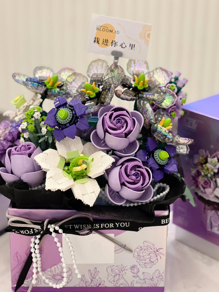 Flower Gift Box Purple (Set 1952)