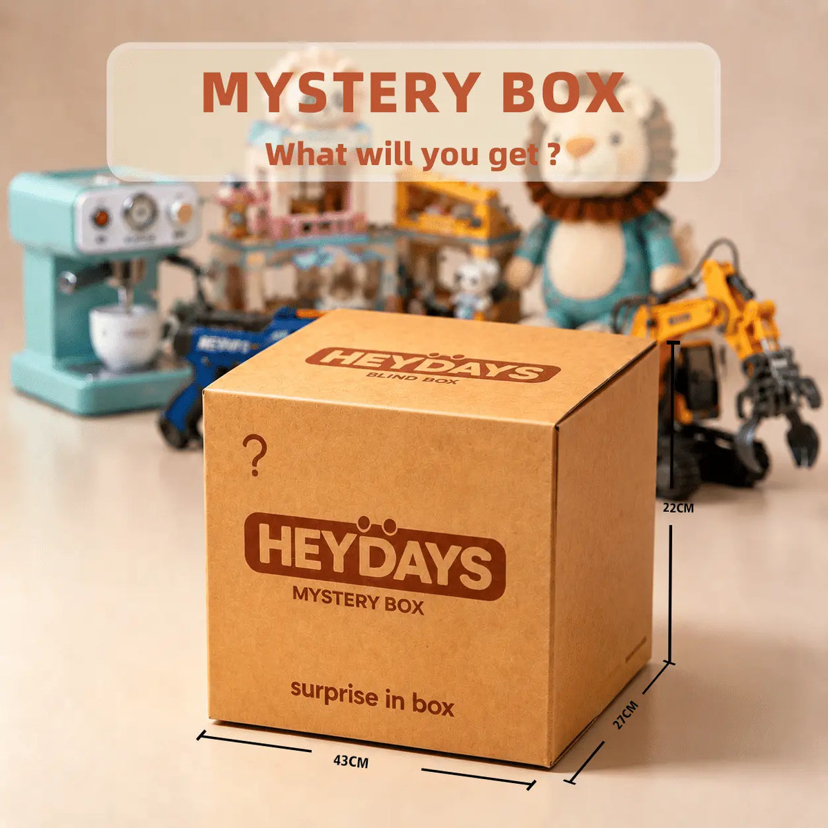 Medium Mystery Box with example contents