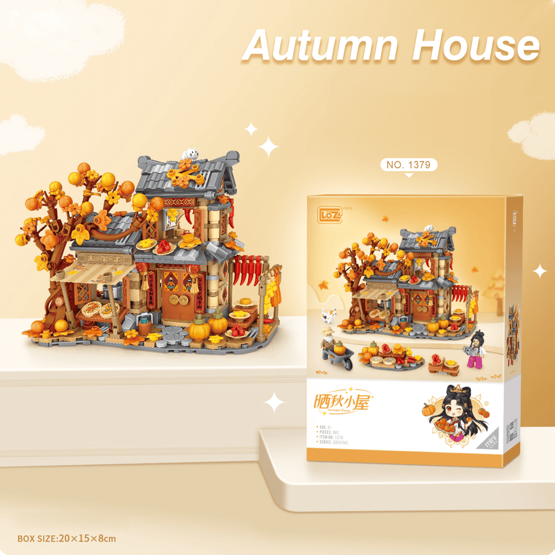 Autumn sun cabin(Set 1379)