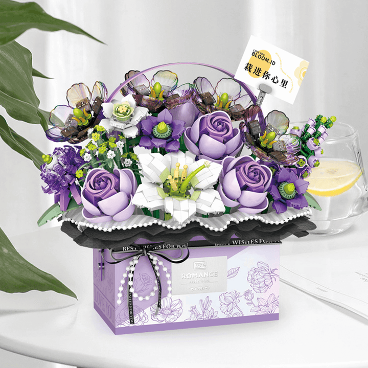 Flower Gift Box Purple (Set 1952)
